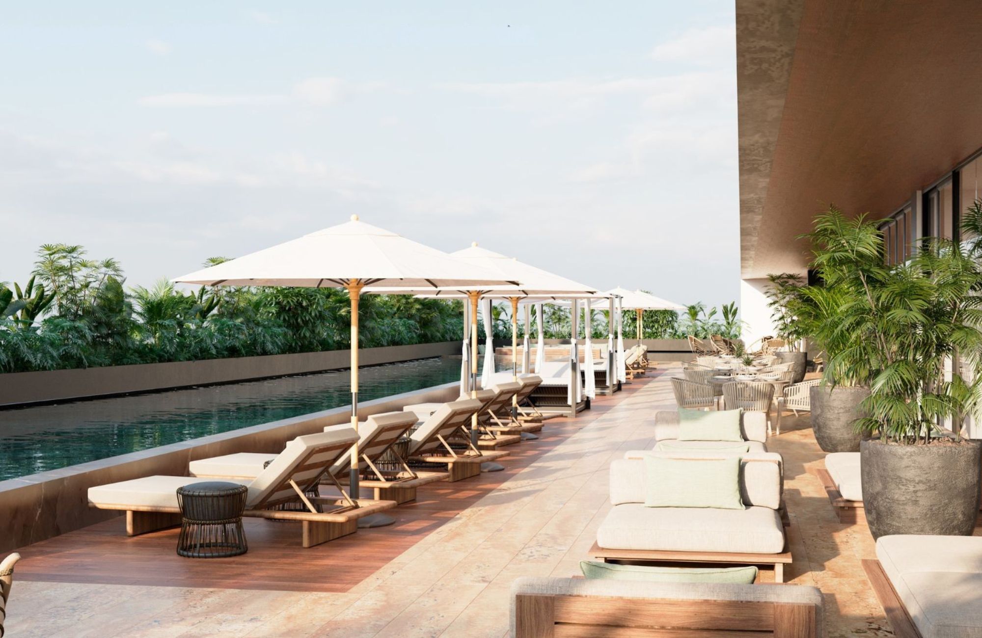 Penthouse with pool and rooftop, for sale, M&eacute;xico Norte, M&eacute;rida