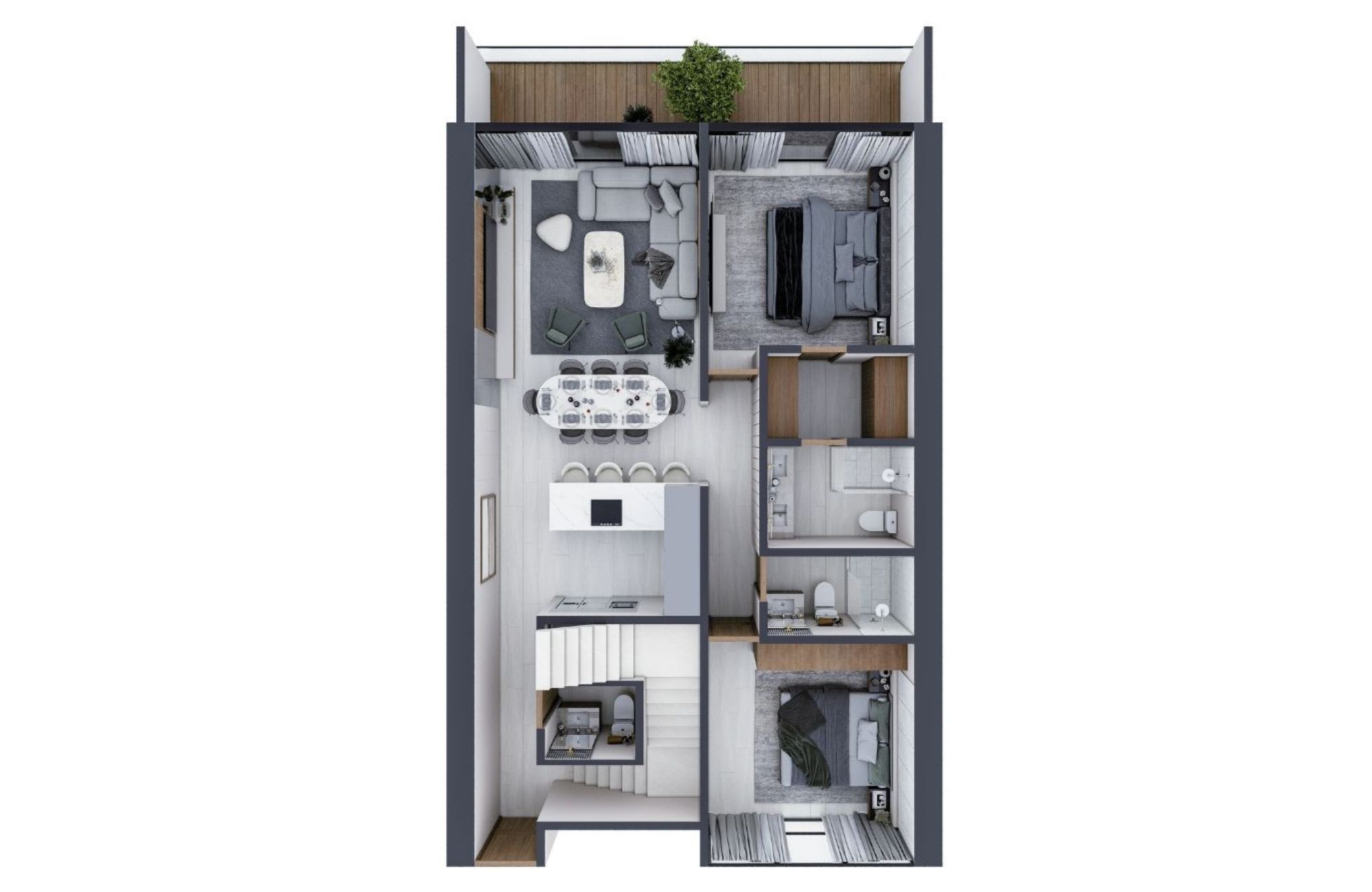 Penthouse with pool and rooftop, for sale, M&eacute;xico Norte, M&eacute;rida