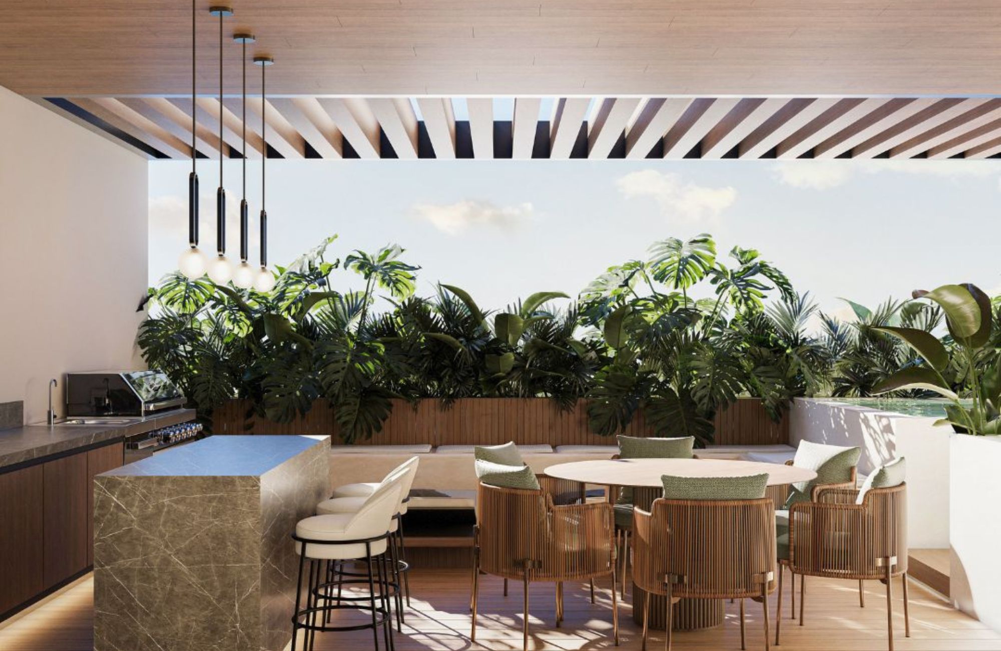 Penthouse with pool and rooftop, for sale, M&eacute;xico Norte, M&eacute;rida