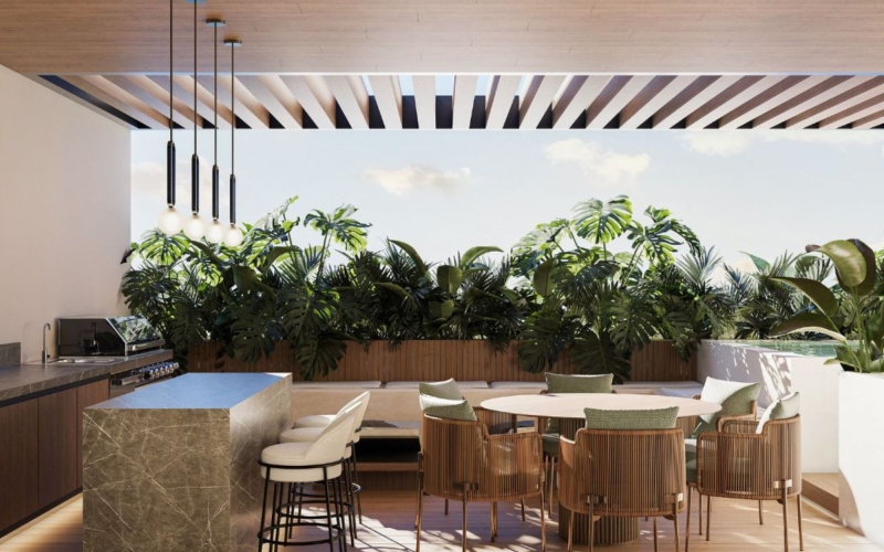 Penthouse with family room and rooftop, for sale, M&eacute;xico Norte, M&eacute;rida.