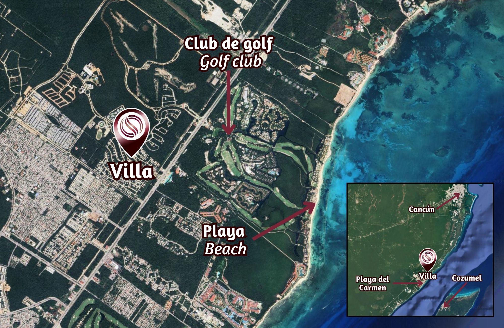 House for sale in a gated community with green areas, Xpu-ha, Quintana Roo