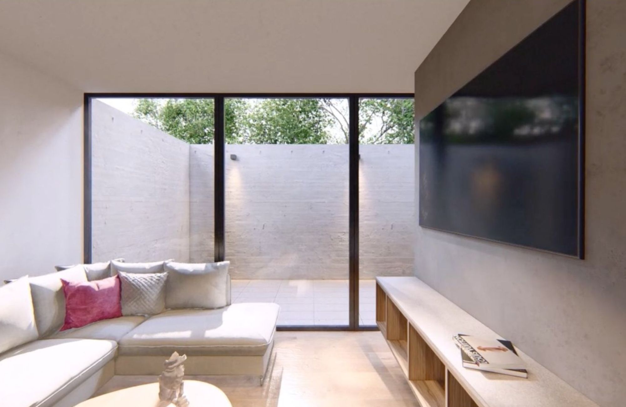 Condominium with 5 parking spaces, 11 m2 terrace, swimming lane, gym, playground, green areas, pre-construction, for sale in Santa Fe, Mexic