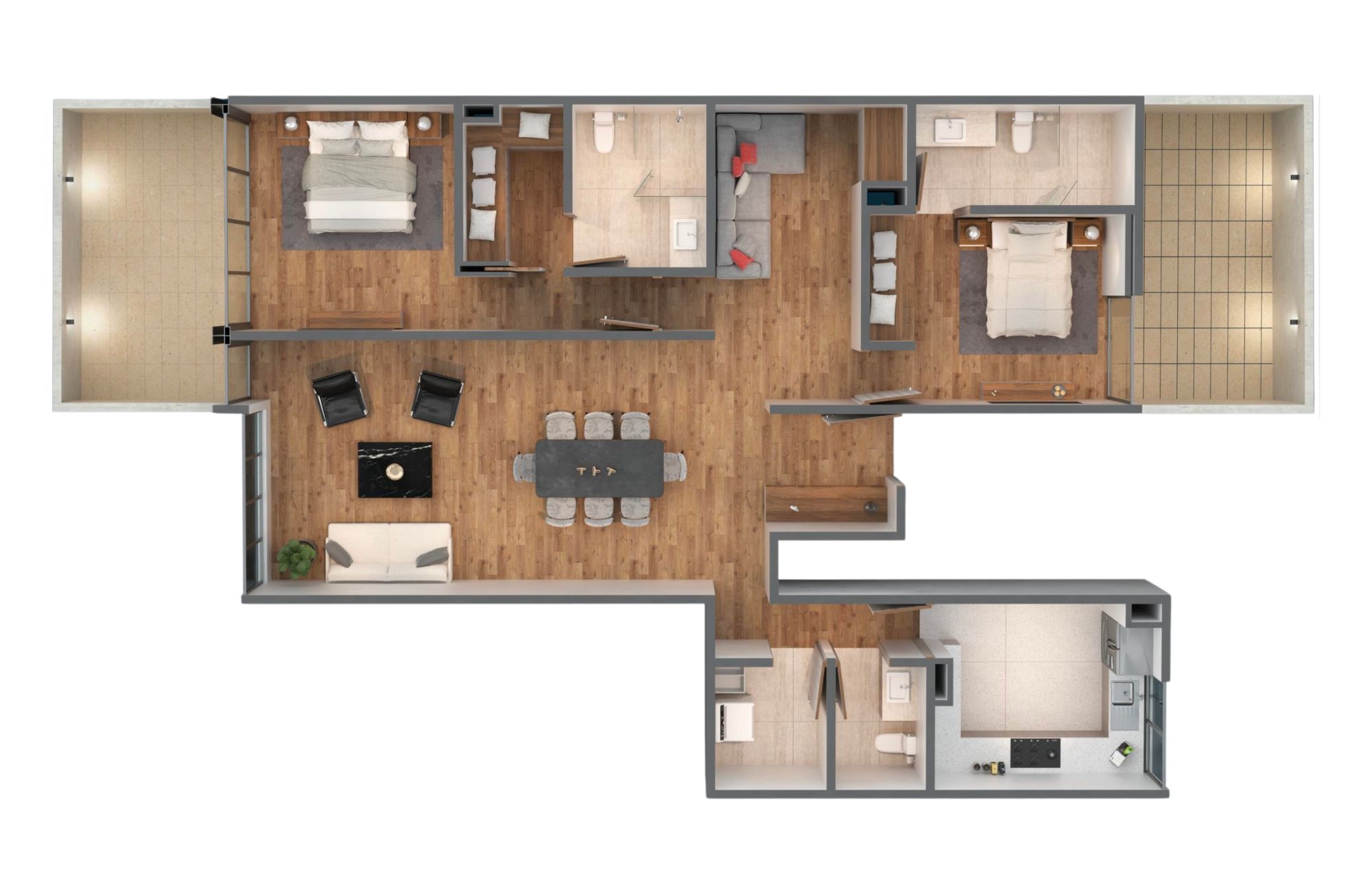 3 bedroom condo with spa pool, gym, jacuzzi, for sale in Polanco, Mexico City.