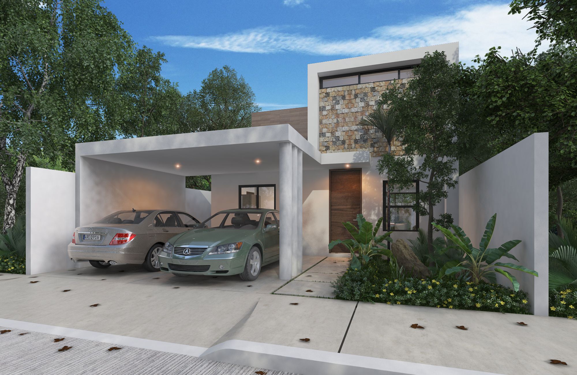 Furnished house with private pool and garden for sale, Cholul, M&eacute;rida