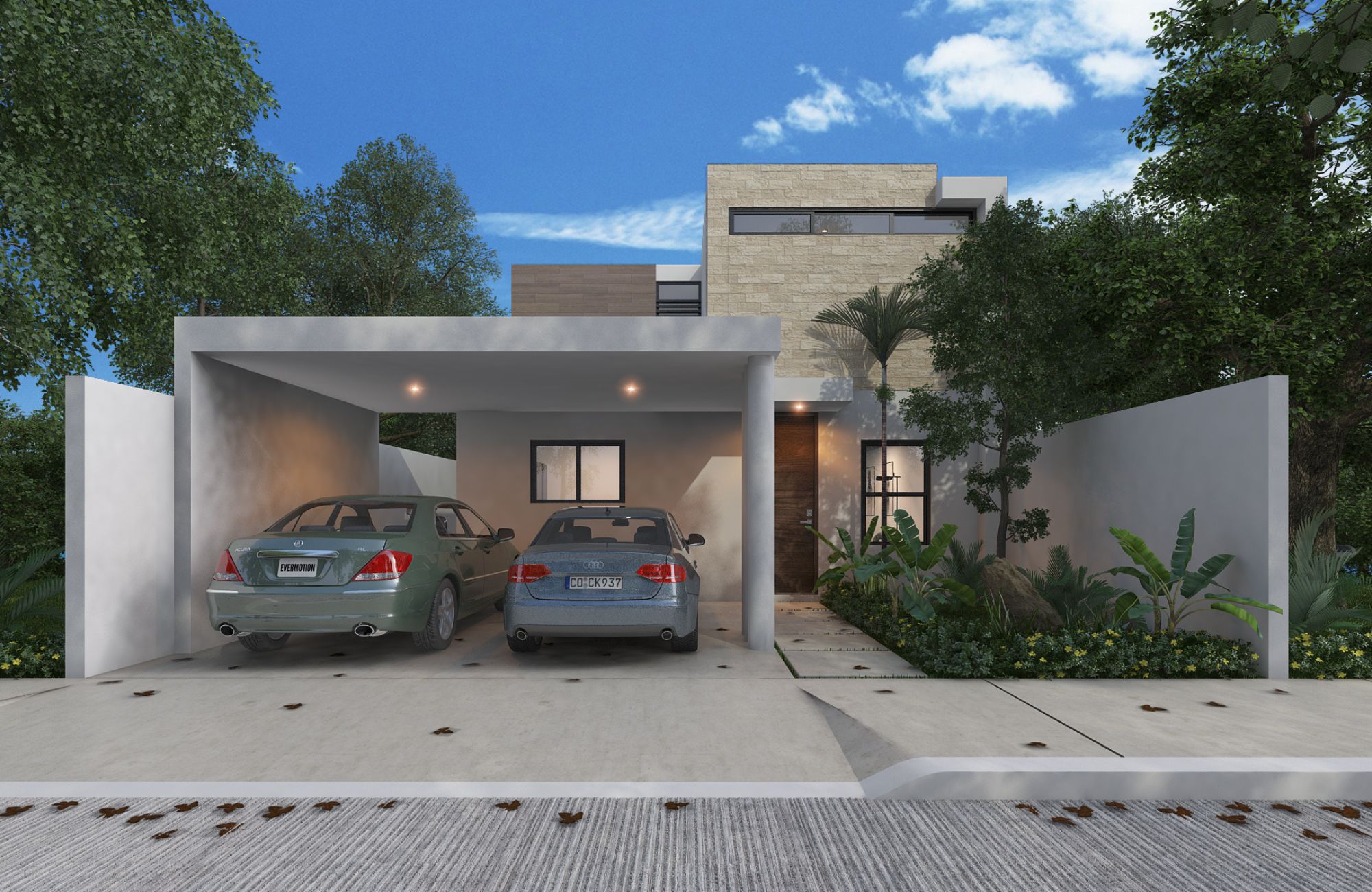 Furnished house with private pool and garden for sale, Cholul, M&eacute;rida