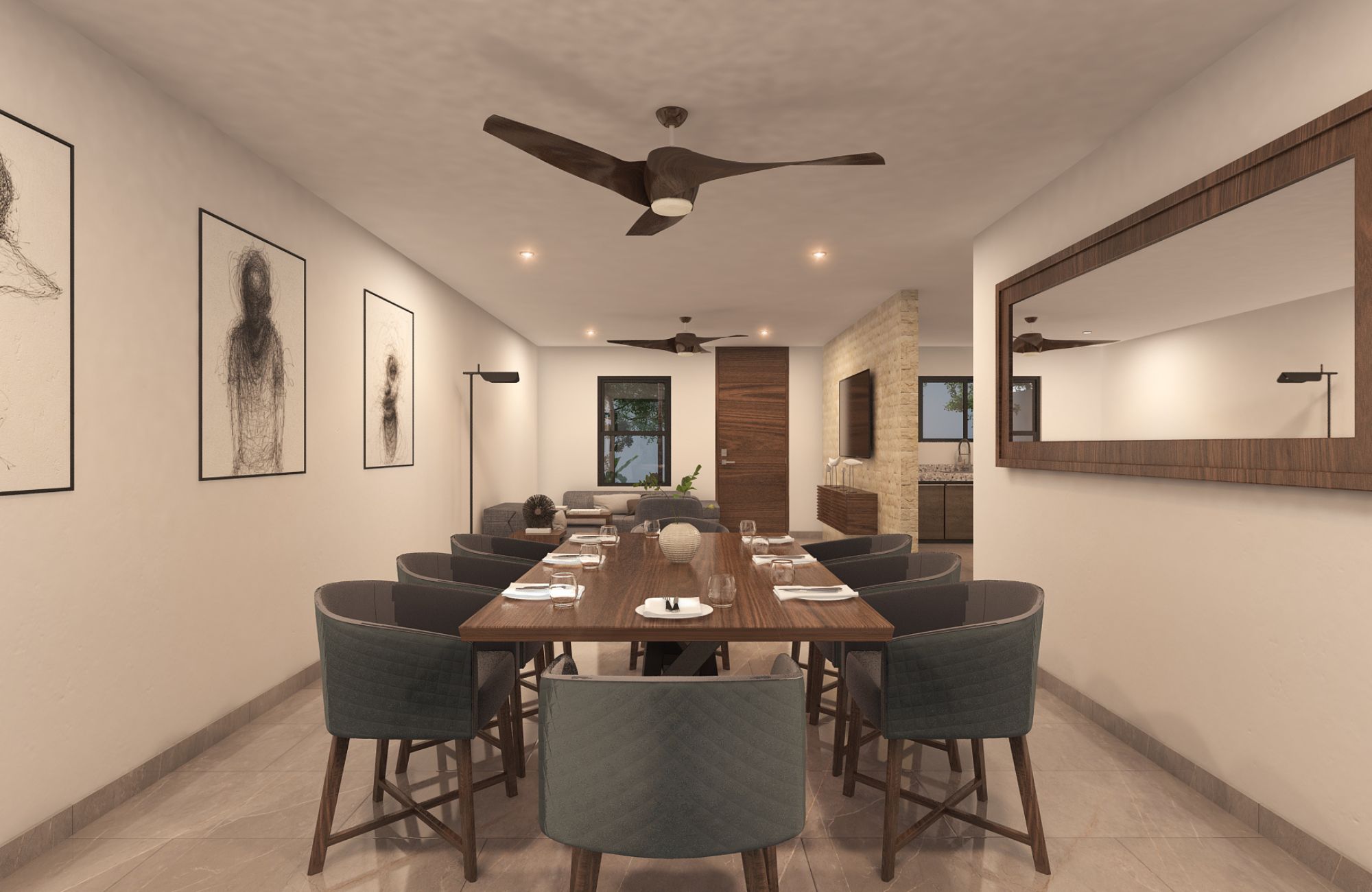 Furnished house with private pool and garden for sale, Cholul, M&eacute;rida