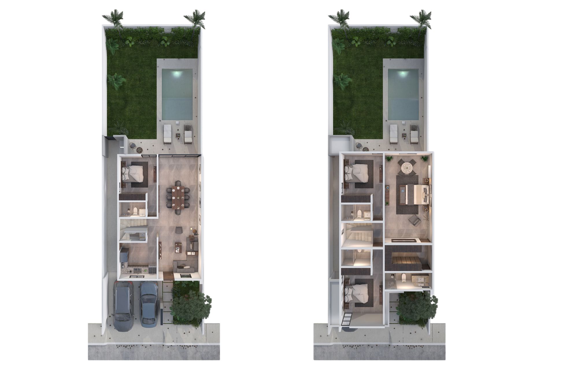 Two-Story House with Private Pool for Sale in Temoz&oacute;n Norte, M&eacute;rida