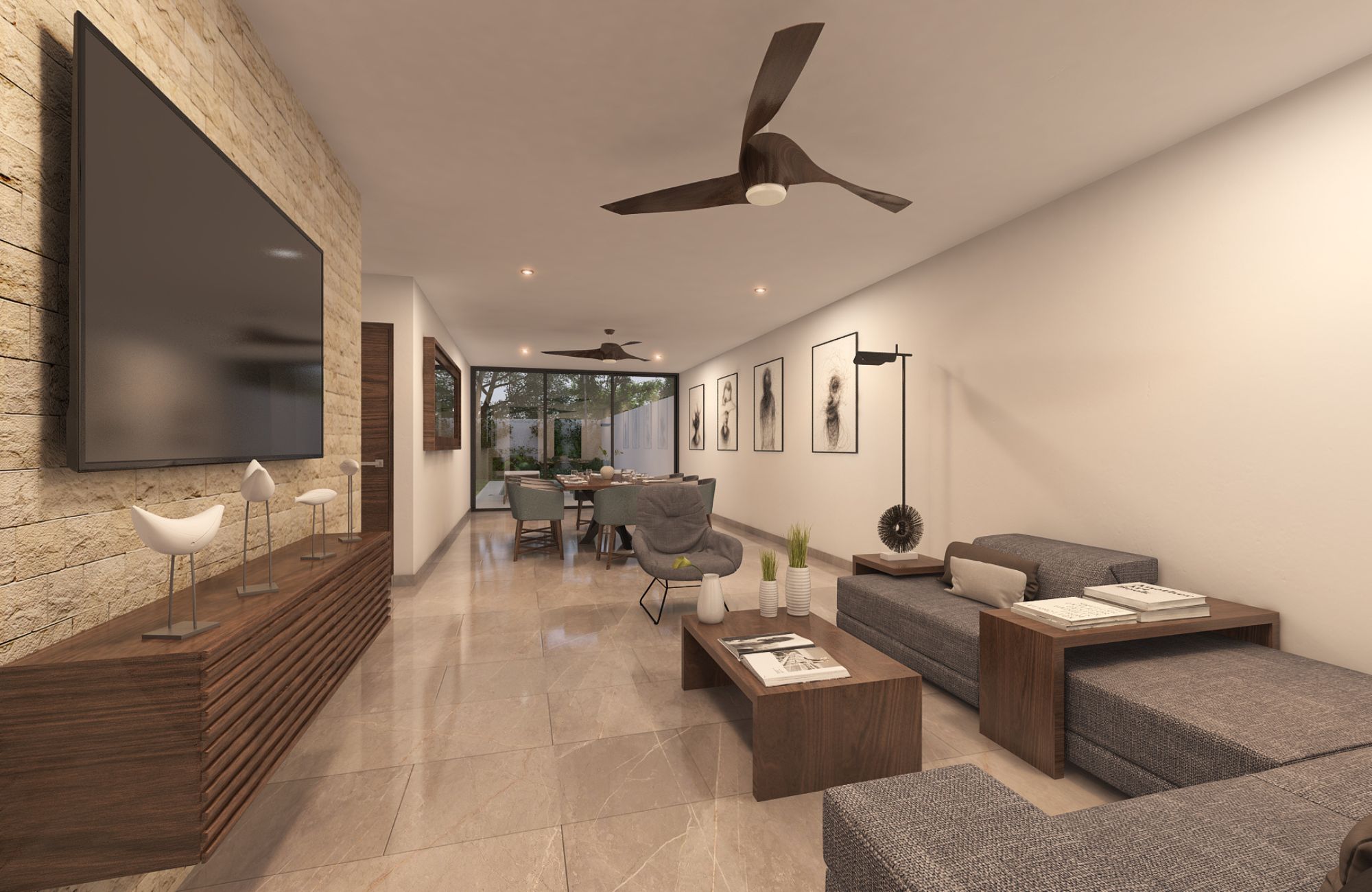 Two-Story House with Private Pool for Sale in Temoz&oacute;n Norte, M&eacute;rida