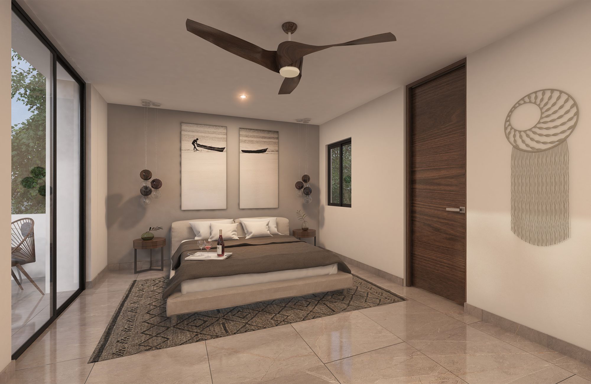 Three-level house with garden, private pool, terrace, service room and TV room, North Zone, Merida.