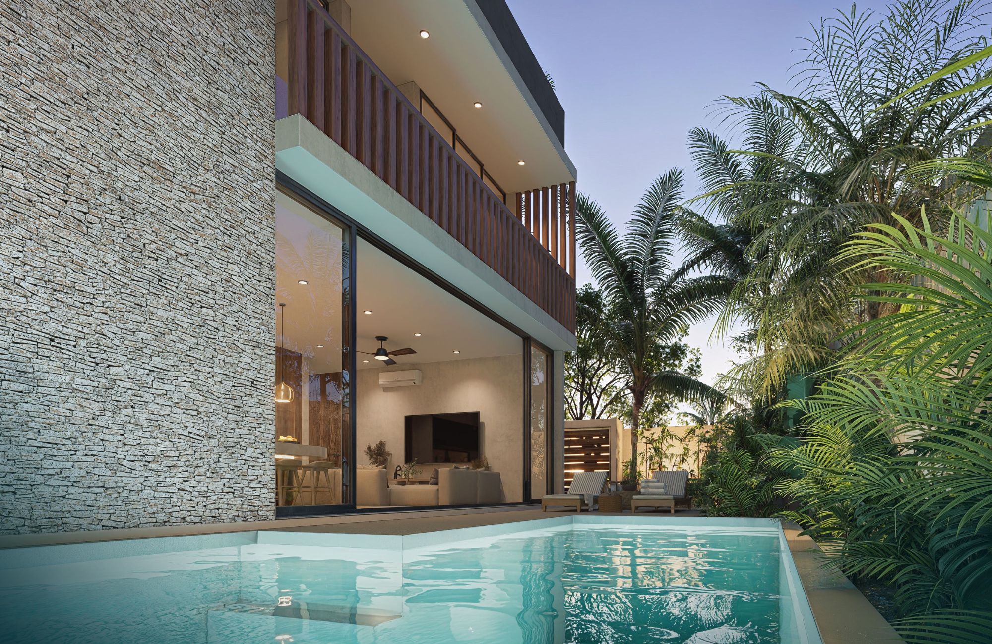 Casa con Alberca privada y jard&iacute;n, Pre-construcci&oacute;n, Regi&oacute;n 8, Tulum