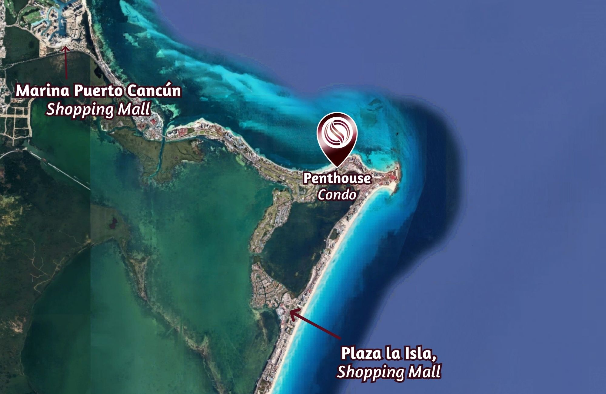 Departamento de lujo con vista a laguna y amenidades, Zona Hotelera Canc&uacute;n