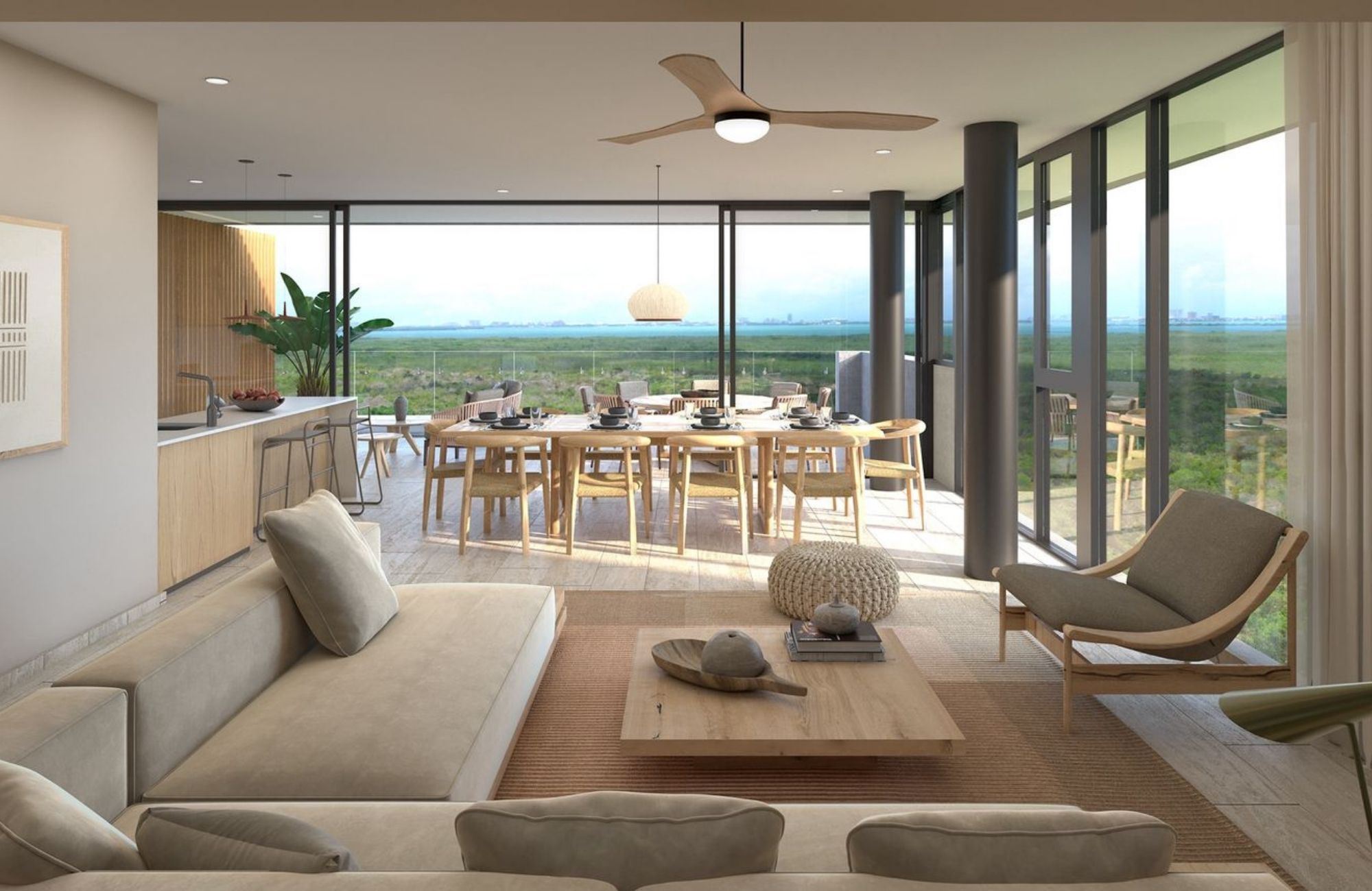 Apartment with over 30 amenities, panoramic views, for sale, Boulevard Colosio, Canc&uacute;n