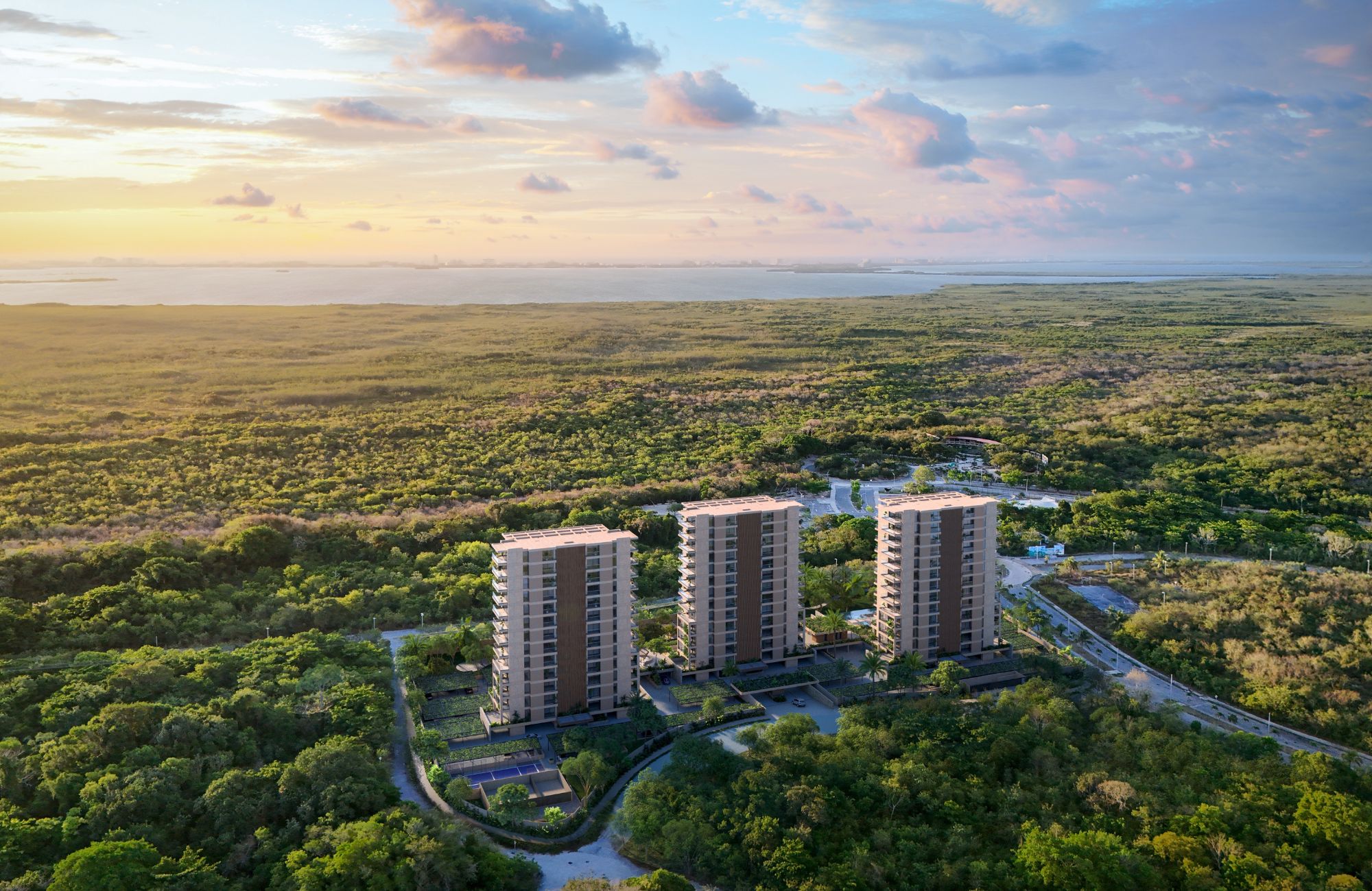 Apartment with terrace, Pool, Jacuzzi and more amenities for sale, Hotel Las Americas, Cancun.