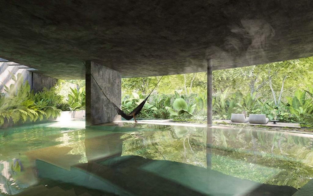 Apartment with jacuzzi and private garden, for sale Cacao Tulum in La Veleta