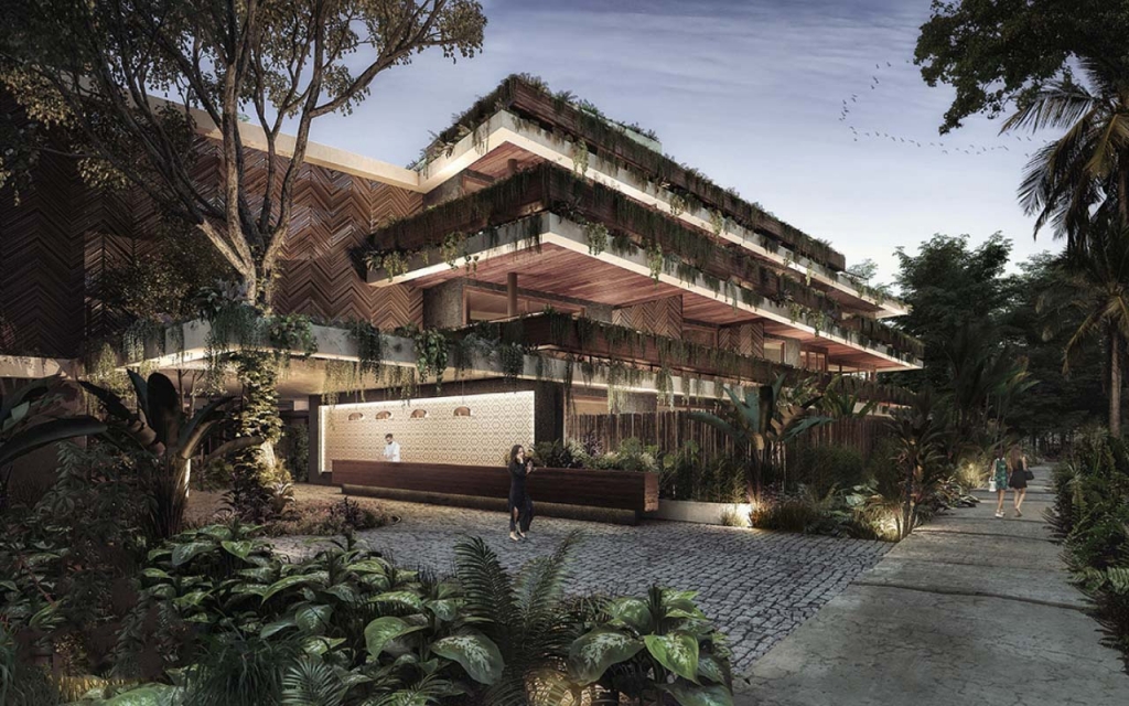 Apartment with jacuzzi and private garden, for sale Cacao Tulum in La Veleta