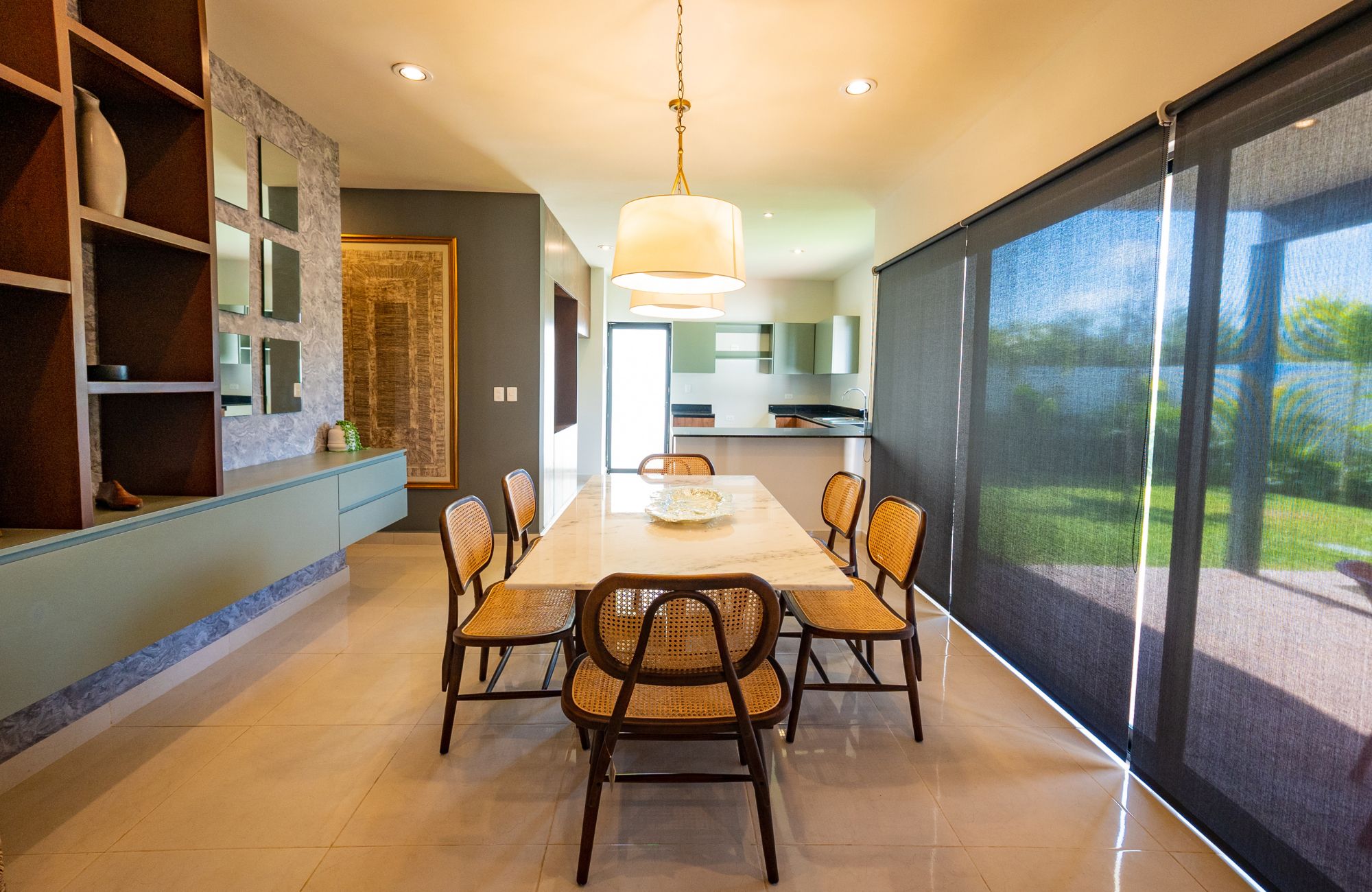 House with pool, solar panel, clubhouse with amenities, for sale Cholul Merida