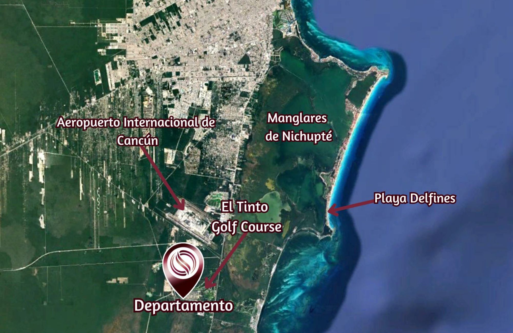 Condo with two terraces, pool, gym, pre-construction, for sale, Cancun, Quintana Roo.