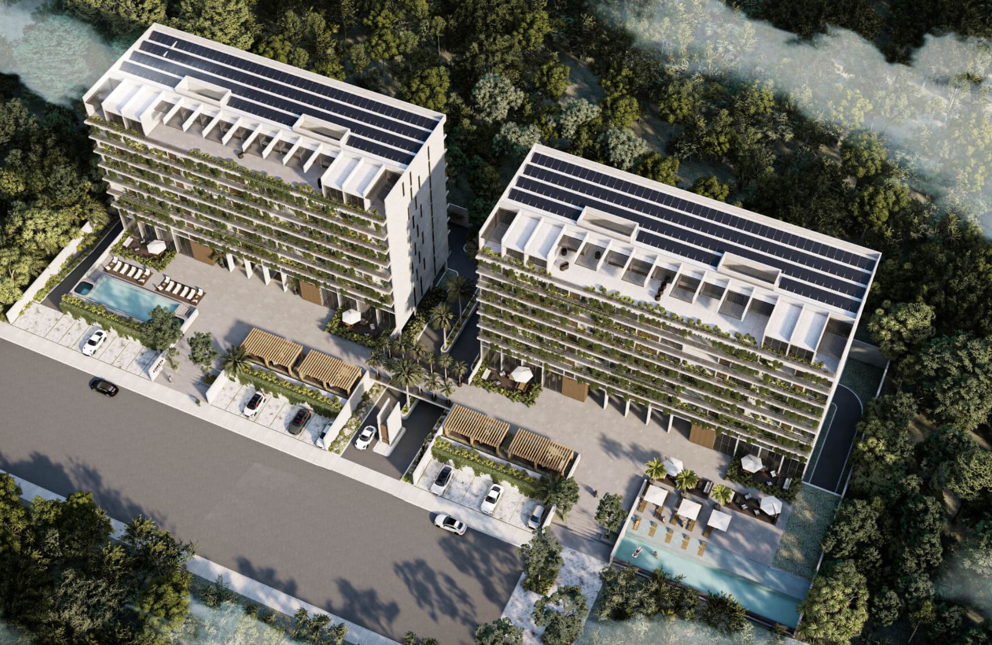 Condo with terrace and panoramic view for sale, Parque Canc&uacute;n, Canc&uacute;n