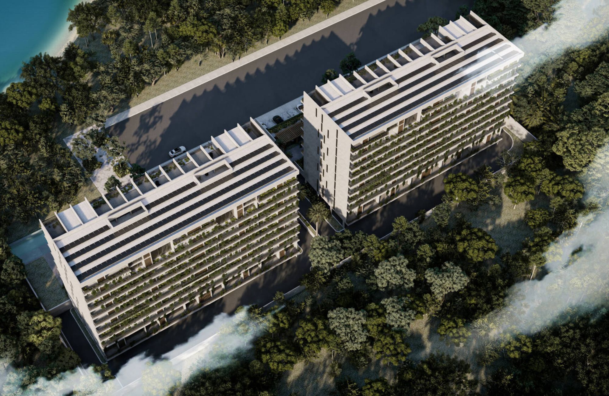 Condo with terrace and panoramic view for sale, Parque Canc&uacute;n, Canc&uacute;n