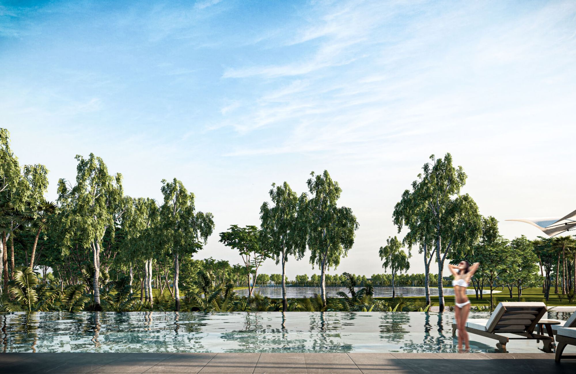 Condo with terrace and panoramic view for sale, Parque Canc&uacute;n, Canc&uacute;n