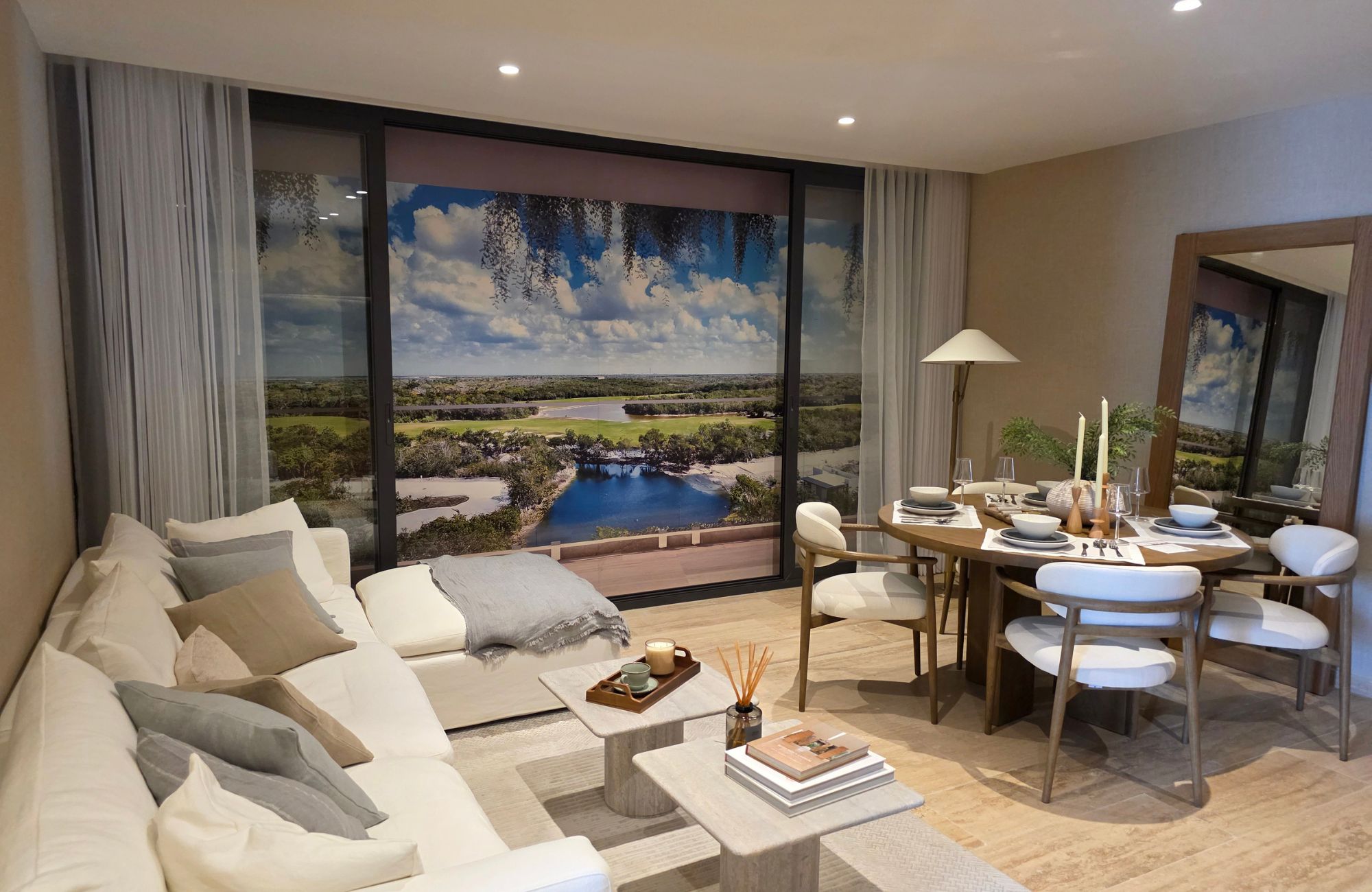 Penthouse with Pool, Panoramic Deck and lake with beach, pre-construction, for sale, Canc&uacute;n.