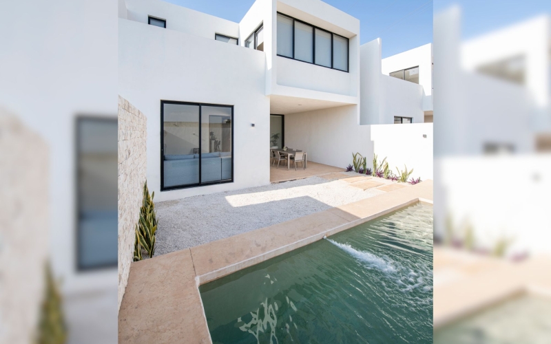 House with terrace and private pool, for sale, Temoz&oacute;n Norte, M&eacute;rida