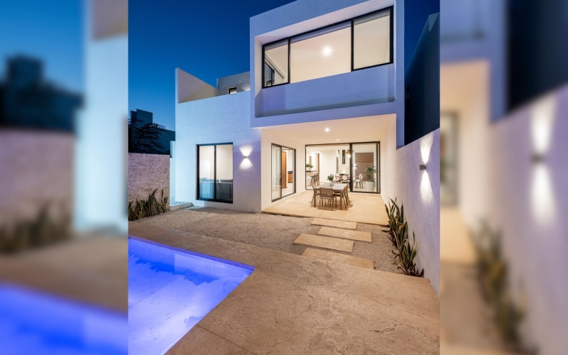 House with private pool and terrace, for sale, Temoz&oacute;n Norte, M&eacute;rida