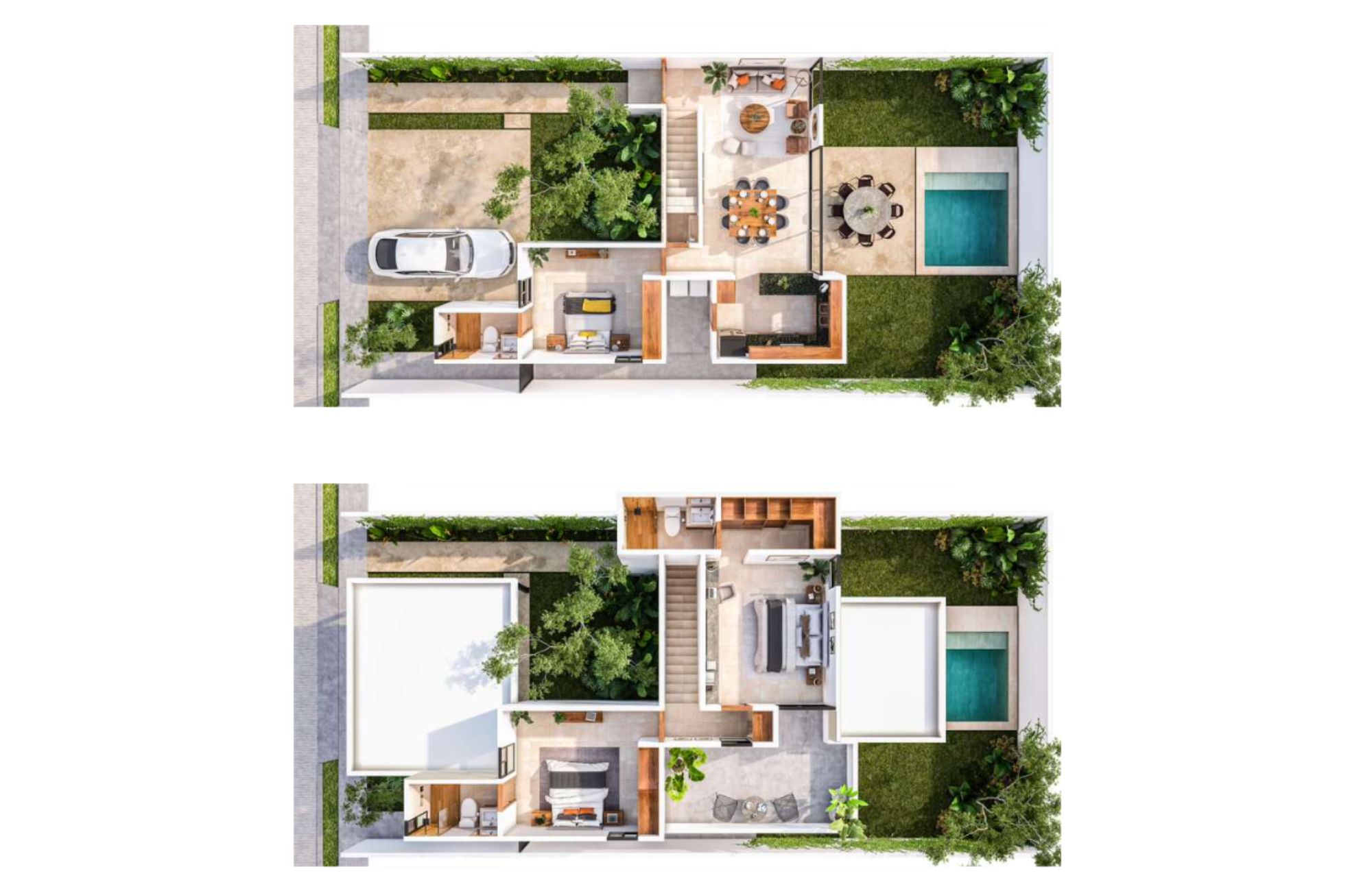 House with pool, solar panel, clubhouse with amenities, pre-sale in Merida