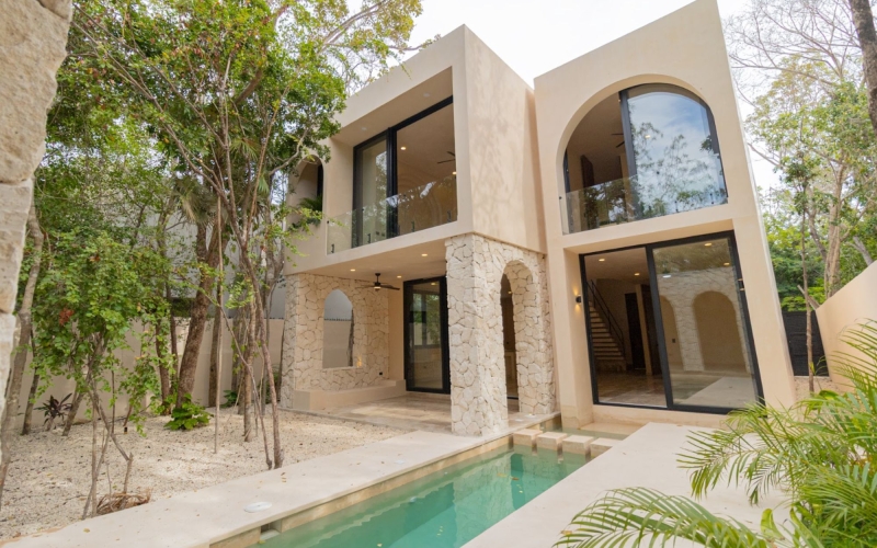 House with Private Pool for Sale, Aldea Zama, Tulum