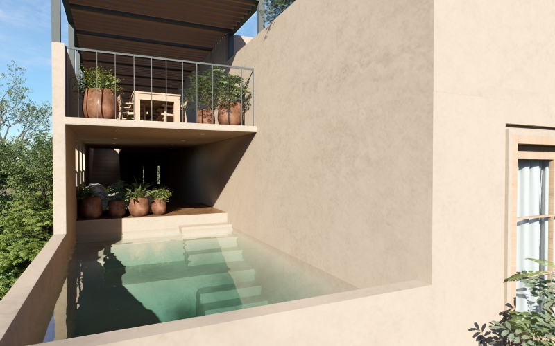 Condo with Private Pool and Terrace for Sale, Sector E, Huatulco