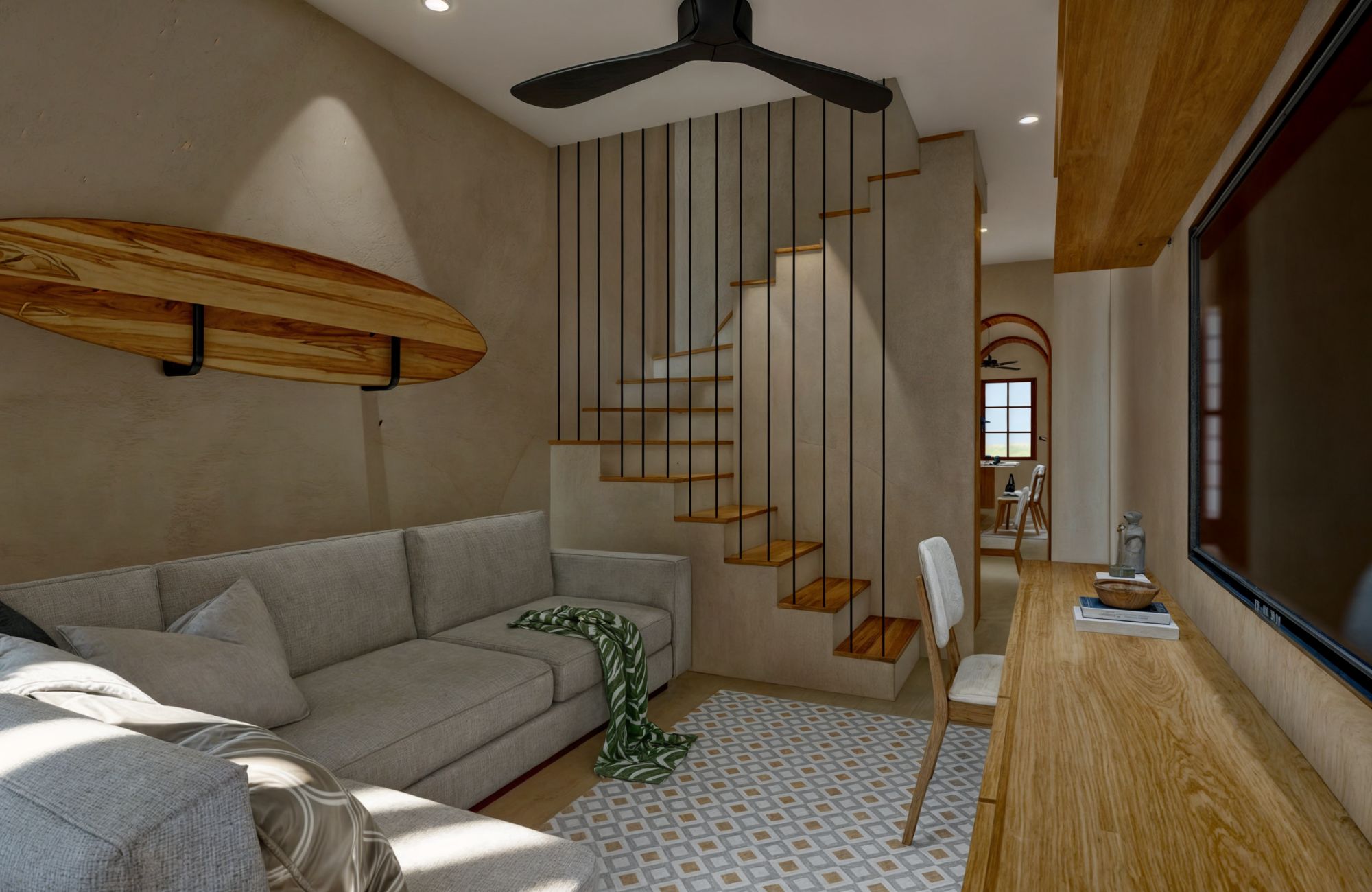 Departamento con balc&oacute;n en venta, El Arrocito, Huatulco