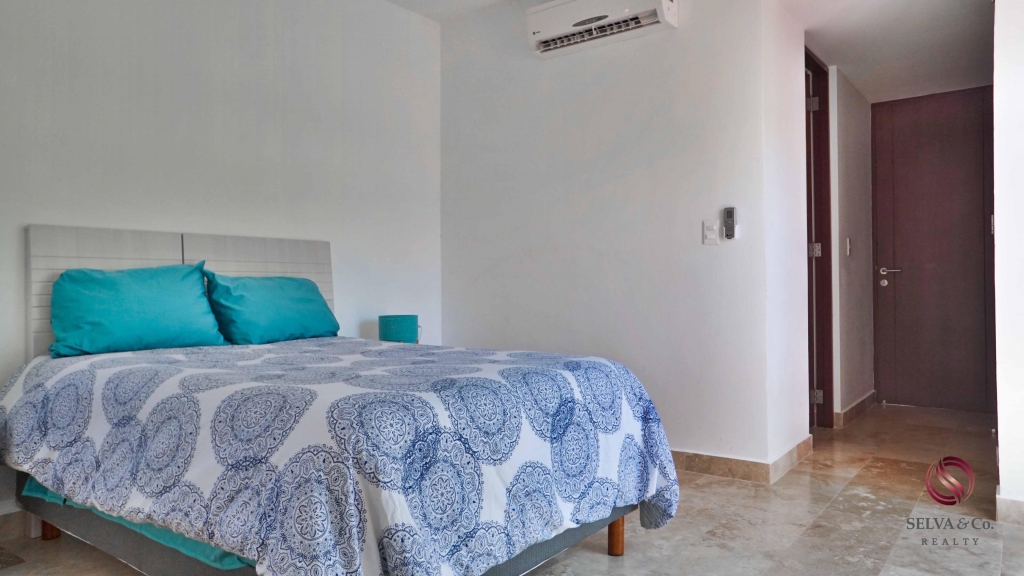 Departamento inteligente en Tulum de 3 recamaras, edificio eco amigable.