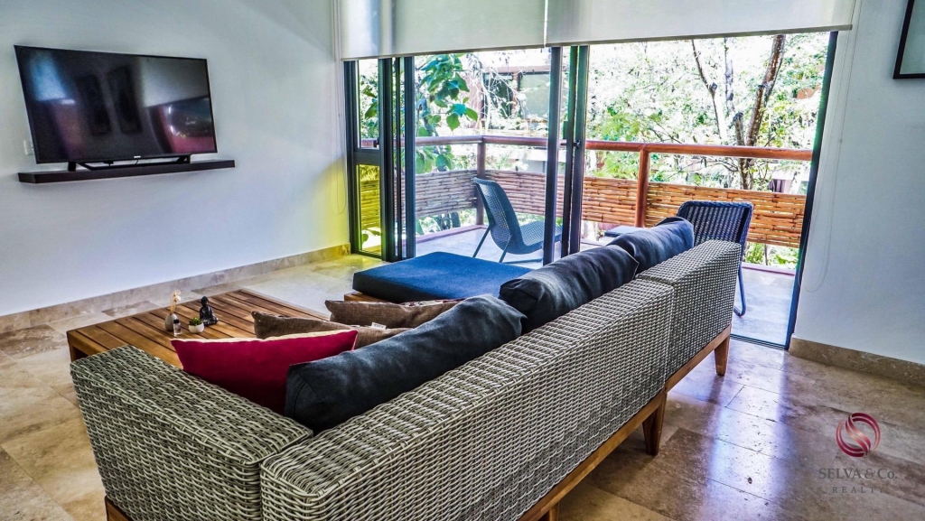 Departamento inteligente en Tulum de 3 recamaras, edificio eco amigable.