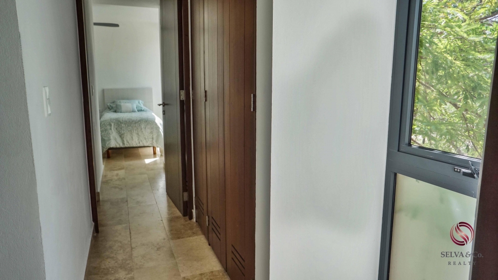 Departamento inteligente en Tulum de 3 recamaras, edificio eco amigable.