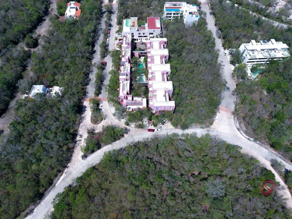 Departamento inteligente en Tulum de 3 recamaras, edificio eco amigable.