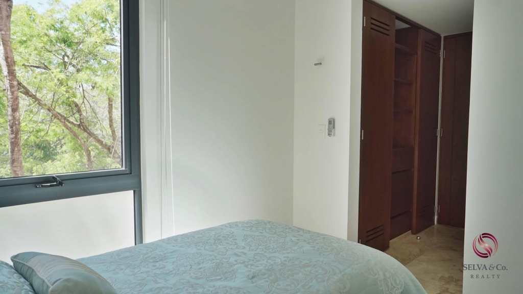 Departamento inteligente en Tulum de 3 recamaras, edificio eco amigable.