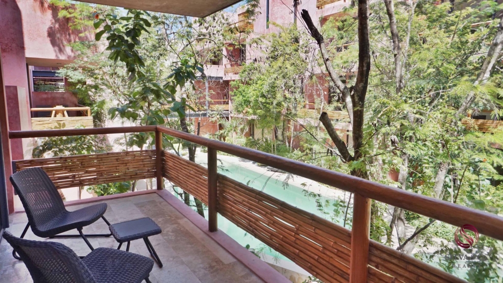 Departamento inteligente en Tulum de 3 recamaras, edificio eco amigable.