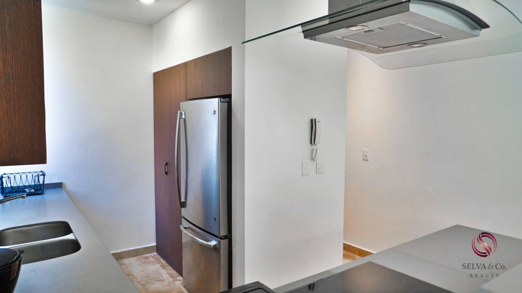 Departamento inteligente en Tulum de 3 recamaras, edificio eco amigable.