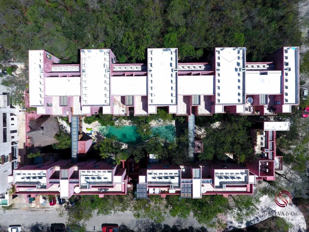 Departamento inteligente en Tulum de 3 recamaras, edificio eco amigable.