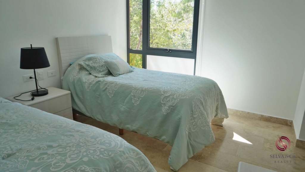 Departamento inteligente en Tulum de 3 recamaras, edificio eco amigable.