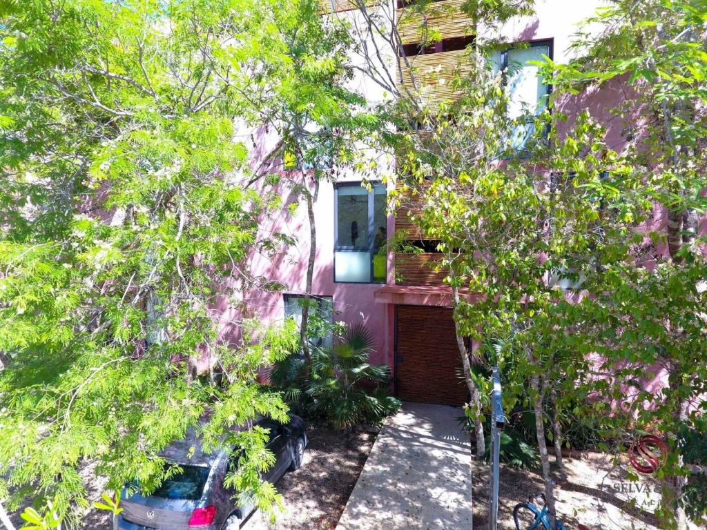 Departamento inteligente en Tulum de 3 recamaras, edificio eco amigable.