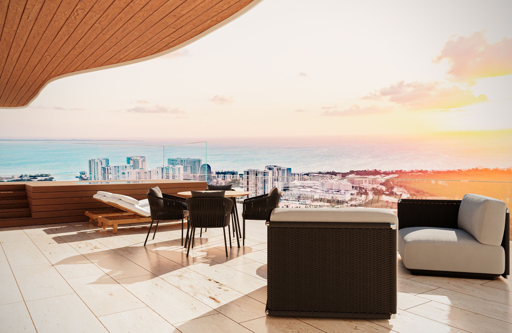 Departamento contempor&aacute;neo en venta, Zona Las Americas, Canc&uacute;n