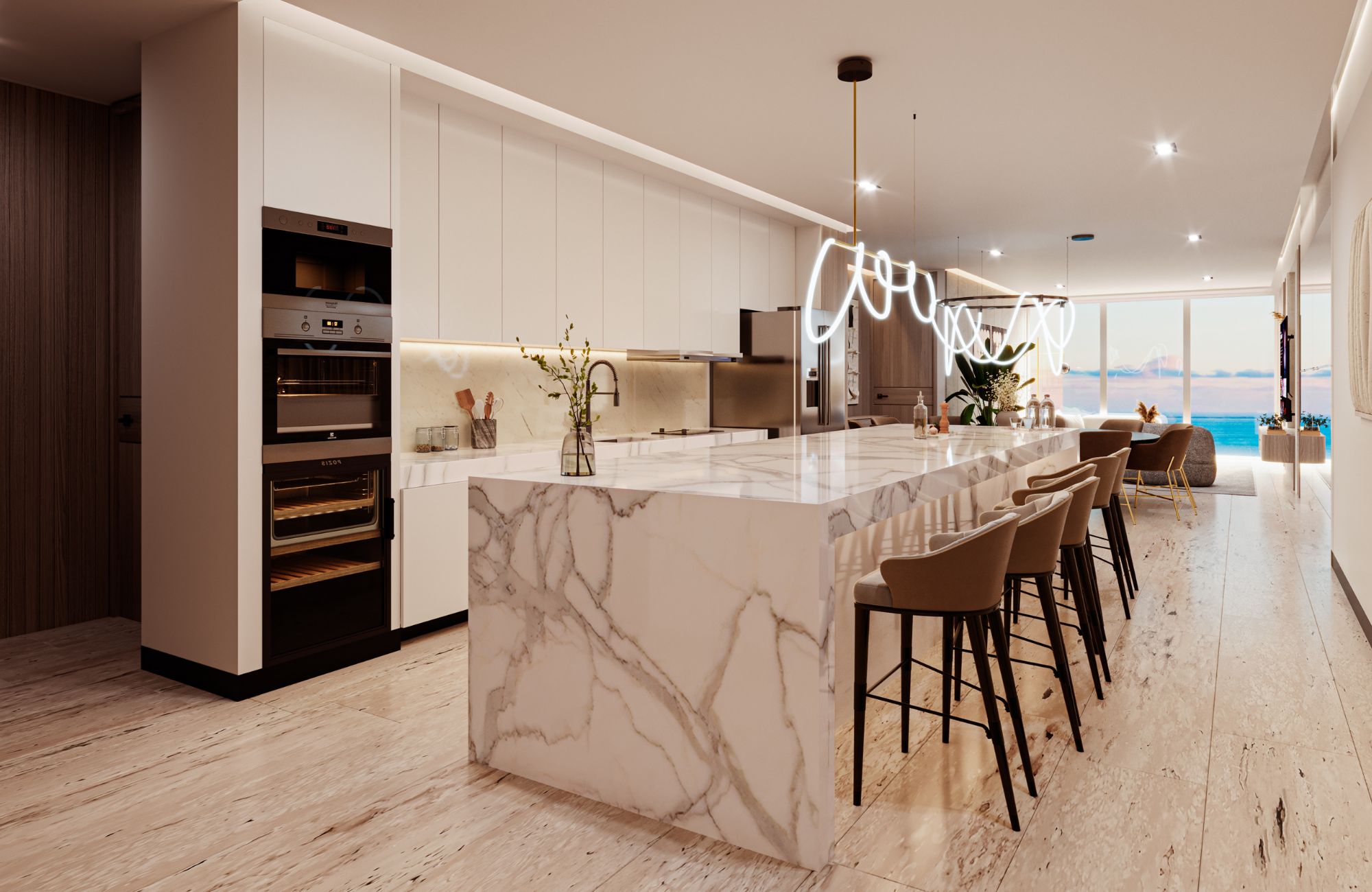 Departamento contempor&aacute;neo en venta, Zona Las Americas, Canc&uacute;n