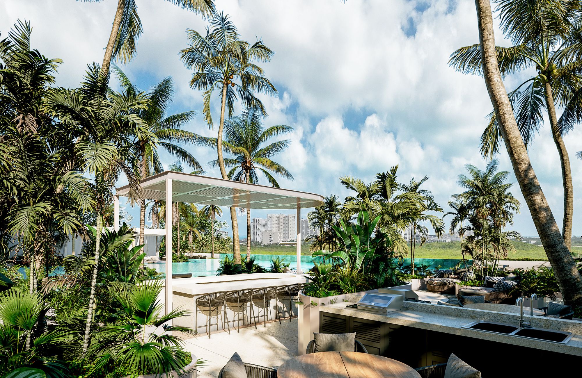 Canal-View Condo with Pool, Puerto Canc&uacute;n, Canc&uacute;n