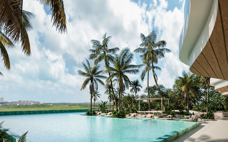 Penthouse de lujo con rooftop y vista panor&aacute;mica, Puerto Canc&uacute;n, Canc&uacute;n