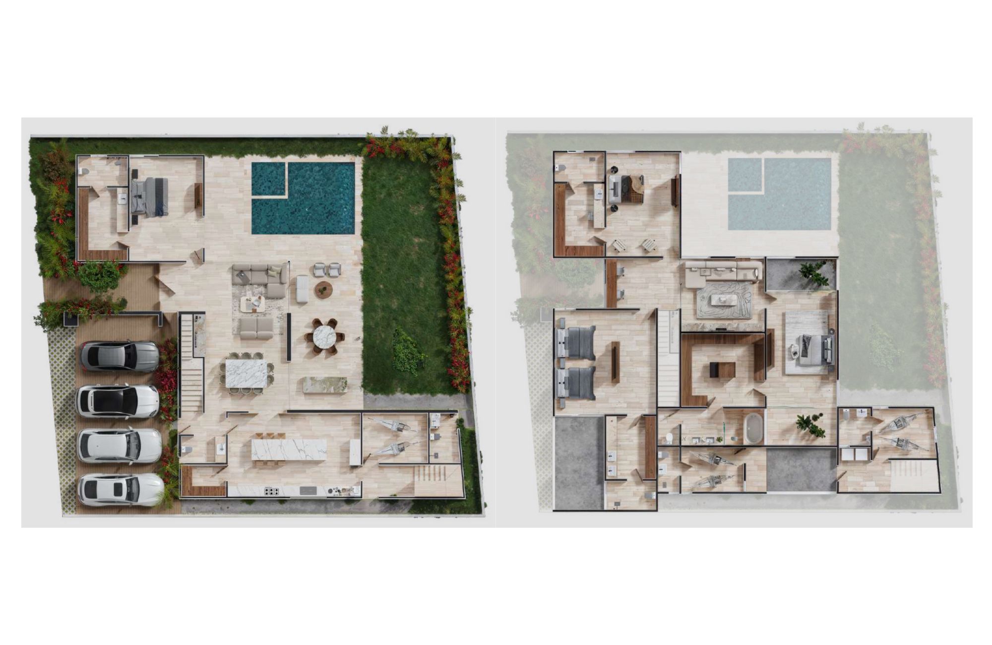 Two-story residence with private pool for sale, Xcanat&uacute;n, M&eacute;rida