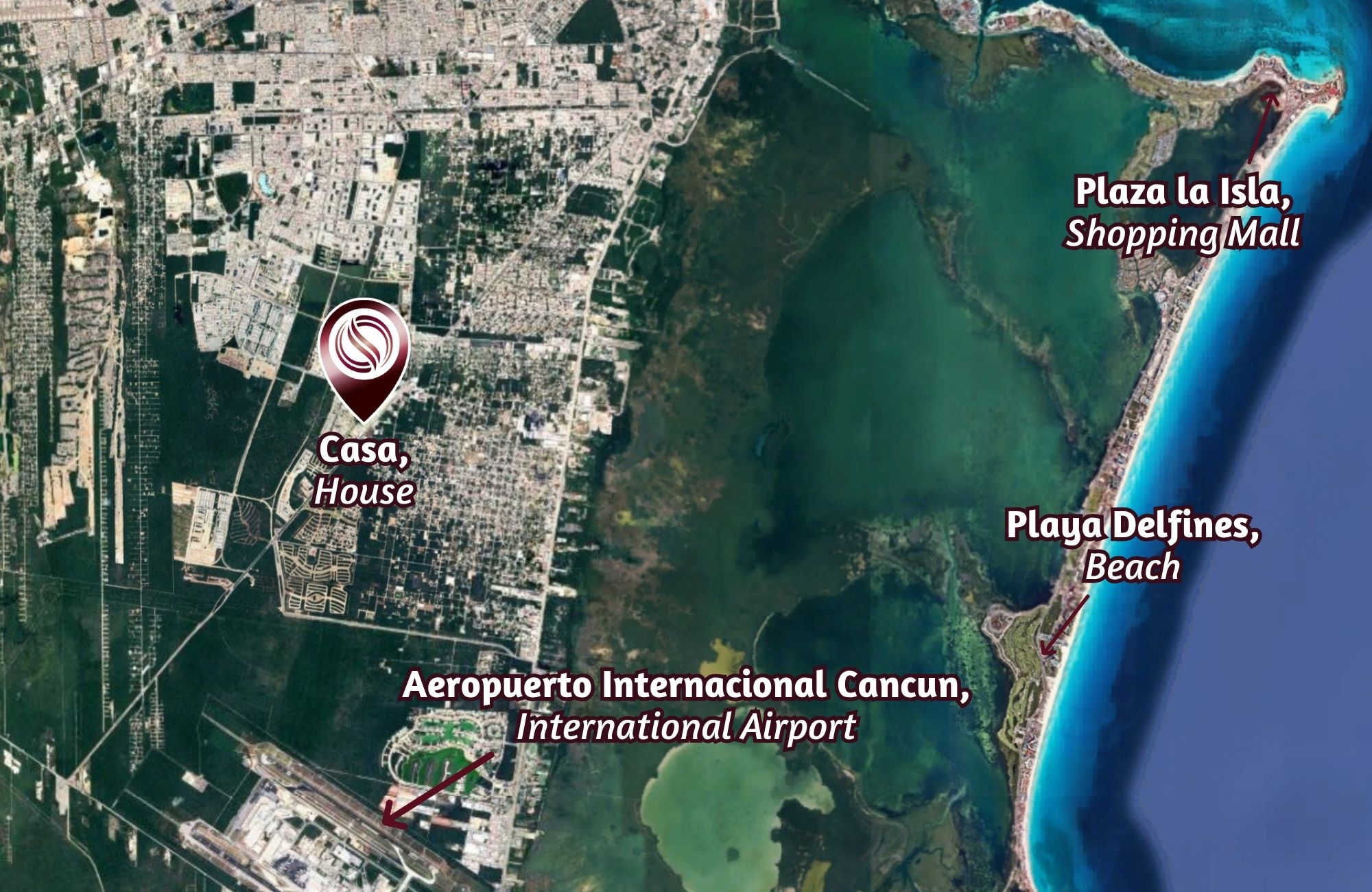 House for sale in Artika Canc&uacute;n, gated community with pool, Av. Prol. La Luna, Canc&uacute;n