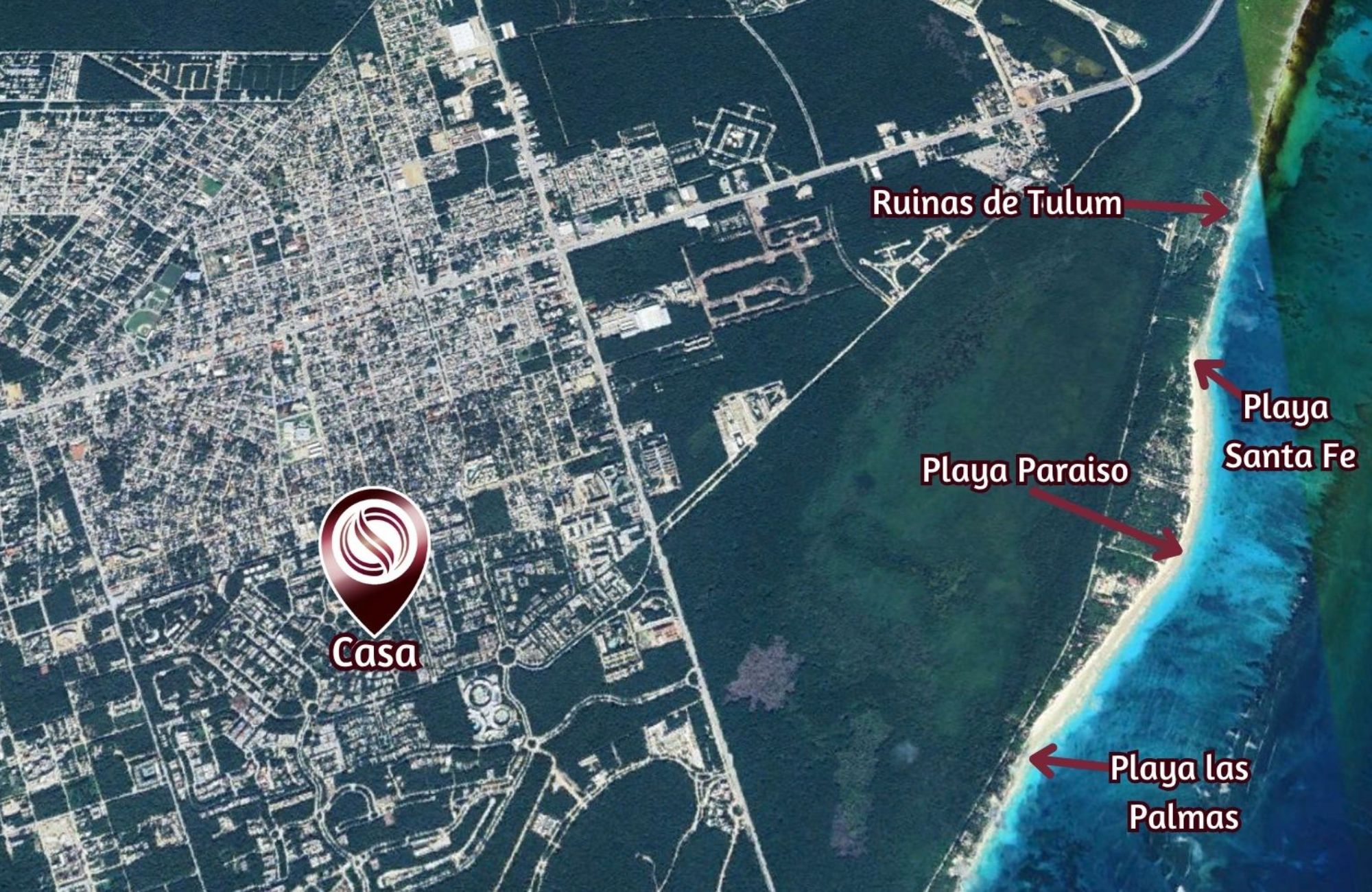 House with private pool, sun deck, and garden for sale in Aldea Zama, Tulum