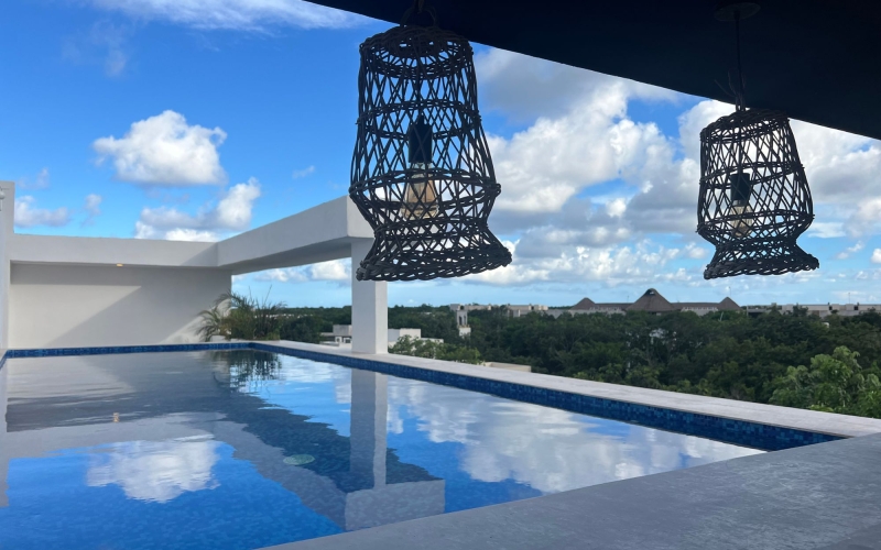 Condo with Private Jacuzzi for Sale, Aldea Zama, Tulum