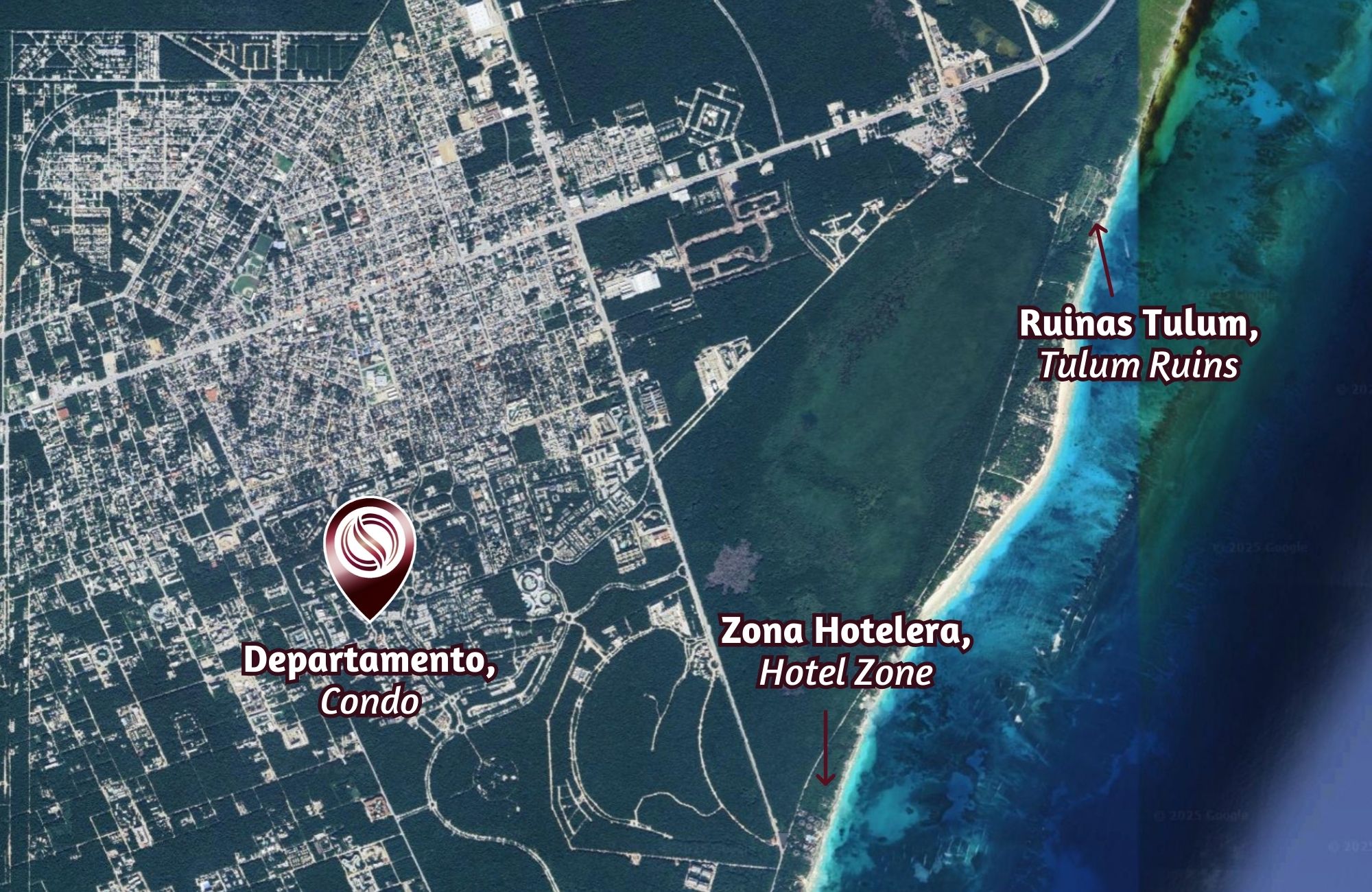 Green view condo, gym, business center, yoga and gym area, hammock garden, green areas in Aldea Zama Tulum, for sale.